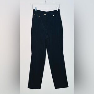 St. John Sport Black Five Pocket Jean Style Pants
